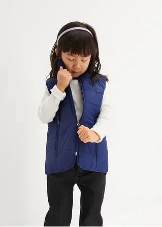 bonprix Leichte Mädchen Steppweste - blau - Kinder Nur für heute
