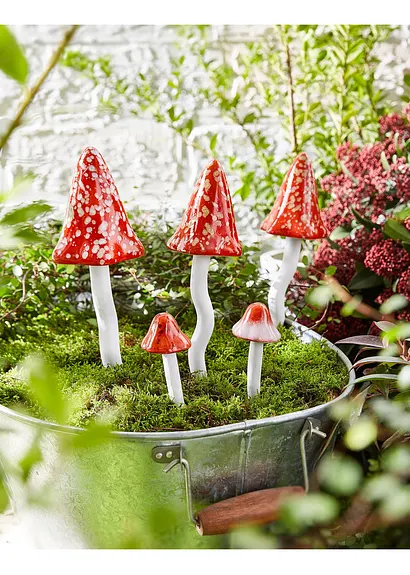 bonprix Dekorative Deko Fliegenpilze sorgen für entspannte Klänge Sonderangebot der Fabrik
