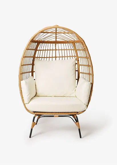bonprix Stylische Sitzgelegenheit aus Rattan - beige Verkauf