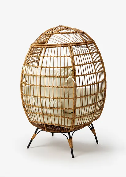 bonprix Stylische Sitzgelegenheit aus Rattan - beige Verkauf