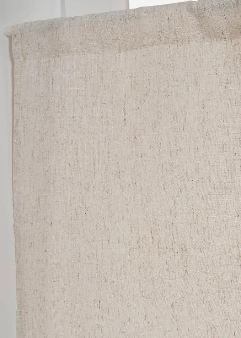 bonprix Schlichte Küchengardine - beige Tunnelzug Großer Ausverkauf