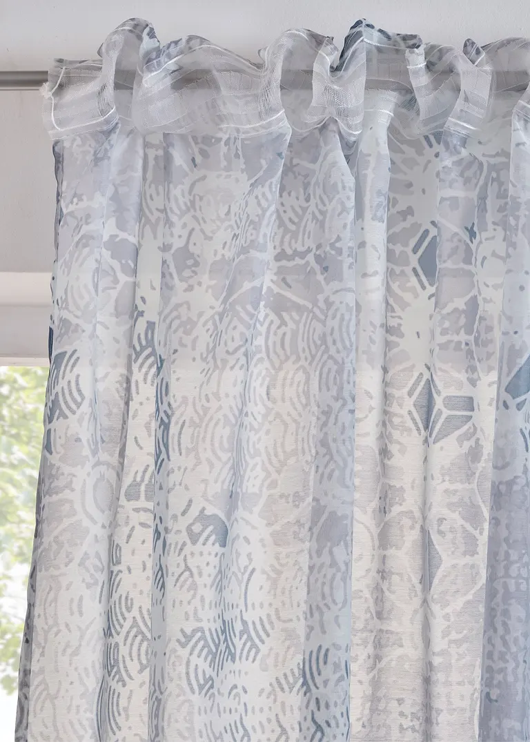 bonprix Modischer Fensterschmuck - grau Multifunktionsband Jubiläumsangebot