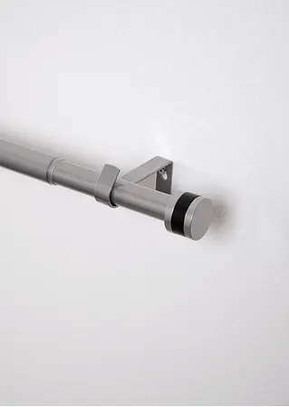 bonprix Gardinenstange mit zeitlosem Endstück - silber 1-läufig Riesige Ersparnisse