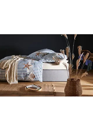 bonprix Maritimer Hingucker: Bettwäsche mit Streifen und Muscheln Rabatte dieses Monats