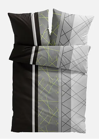 bonprix Bettwäsche mit graphischem Streifen Design